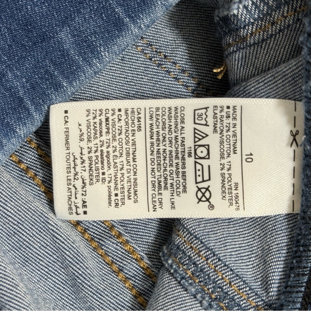 Old Navy Blue Rockstar Super Skinny Jeggings with Elastic Waistband - Picture 9 of 10